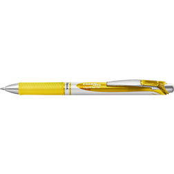 Pentel BL77-GX EnerGel Retractable Gel Rollerball Pen 0.7mm Ball Diameter = 0.35mm Line Width Refillable Ref BL77-GX [Pack 12] Yellow